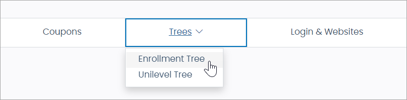 Trees tab